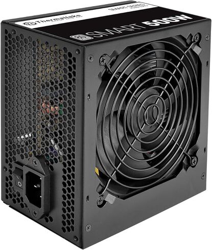 Thermaltake Versa H17 Black SPCC Micro ATX Mini Tower Gaming Computer Case CA-1J1-00S1NN-00 و Smart 500W 80+ PSU معتمد من White ، الطاقة المستمرة in Kuwait