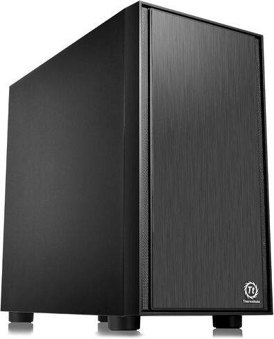 Thermaltake Versa H17 Black SPCC Micro ATX Mini Tower Gaming Computer Case CA-1J1-00S1NN-00 و Smart 500W 80+ PSU معتمد من White ، الطاقة المستمرة in Kuwait