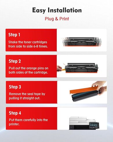 TN229XL TN229 Toner 5 Pack Compatible with Brother MFC-L3780CDW MFC-L3720CDW HL-L3280CDW HL-L3220CDW HL-L3295CDW, TN229XL in Saudi Arabia