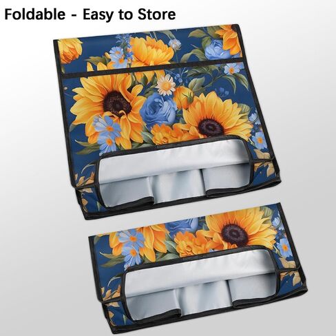 Sunflower Stand Mixer Cover Dust Cover for Stand Mixer with Pockets Waterproof Small Appliance Covers Foldable Kitchen Mixers Accessories for Home in Kuwait