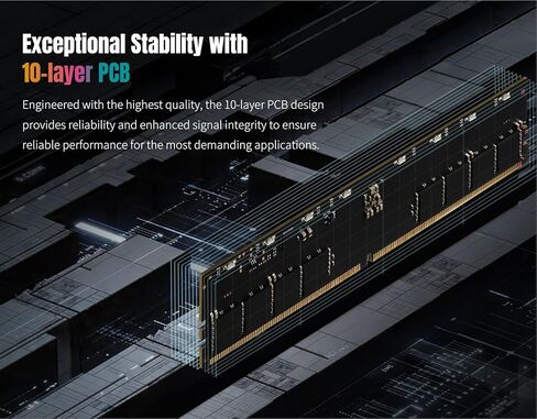 KLEVV URBANE V RGB DDR5 32GB (2x16GB) 6000MHz CL30 A-DIE 1.35V MAMBING MEMARTER SK HYNIX Chip XMP 3.0 / AMD EXPO (KD5AGUA80-60A300M) in Kuwait