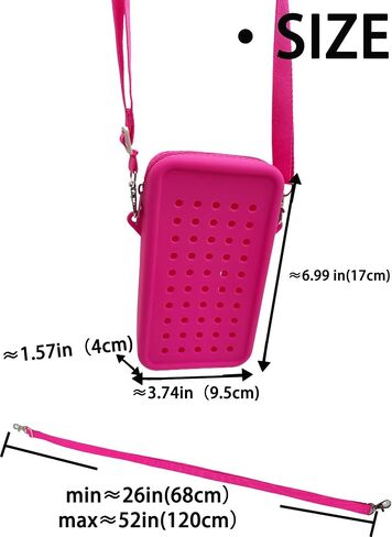 Crossbody Mini Cell Phone Bag Purse with Adjustable Strap Hands-Free Traval Bag in Saudi Arabia