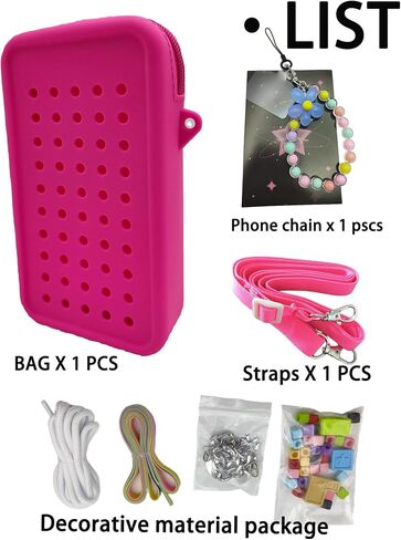Crossbody Mini Cell Phone Bag Purse with Adjustable Strap Hands-Free Traval Bag in Saudi Arabia