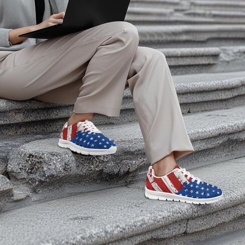 Forchrinse Cute Jean Cat with Green Eyes Women's Walking Running Shoes Slip on Easy Sneaker Sports Causal Athletic Shoes in Kuwait