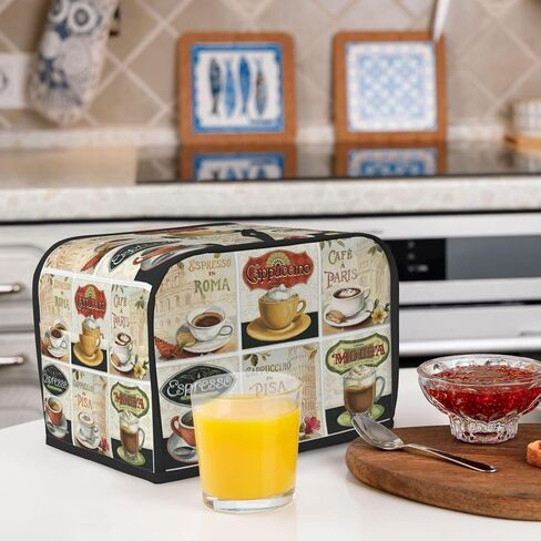 Sea Turtle Starfish Ocean Beach Toaster Cover Bread Machine Cover Fits For 2 Slice Toasters Dustproof Fingerprint Protectors And Greasy Protection Anti-Sputtering in Saudi Arabia
