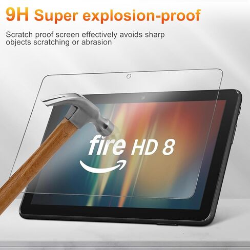 Screen Protector for 10 Kids / 10 Kids Pro Tablet 10.1 inch (2023/2021 release), Tempered Glass Film (2 Pack) in Kuwait