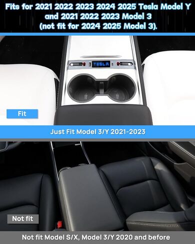 Qoope 2 Type-C Tesla USB Hub for Tesla Model 3 Model Y Accessories 2024 2023 2022 2021 Tesla Car USB Charger Multi Port with Fast Charger Retractable Cable Docking Station (Not Fit Model 3 2024) in Kuwait