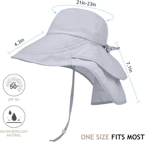 2 Pack Womens Outdoor Ponytail Sun Hat with Neck Flap,UPF 50 UV Protection Wide Brim Summer Fishing Hat for Beach Hiking in Saudi Arabia