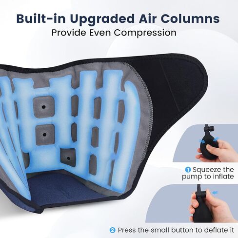 NEWGO Ankle Ice Pack for Inuries Reusable Heel Ice Pack for Foot Pain Relief, Gel Cold Pack for Achilles Tendonitis, Plantar Fasciitis, Sprained Ankles and Heels in Kuwait