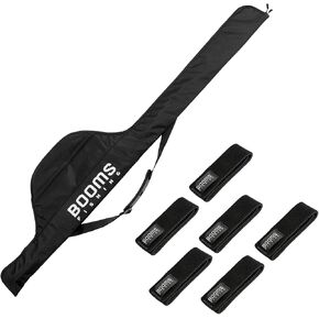 Booms Fishing PB1 Fishing Pole Case and RS3 Rod Straps