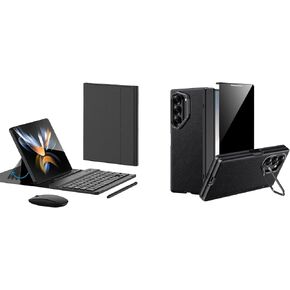 for Samsung Galaxy Z Fold 6 Keyboard and Mouse, with Z Fold 6 Phone Case