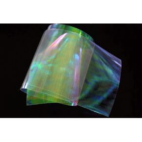 10 pcs 19X10cm Clear Fly Tying Rainbow Film Sabiki Rig Making Shrimp Flash Back Wings Scud Nymph Fly Tying Materials