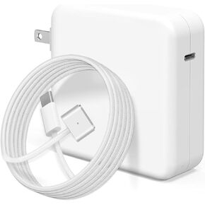 Charger for Mac Book Air 15 13 Inch Mac Book Pro14 Inch M4 M3 M2 M1 2024 2023 2022 2021,70W USB-C to Mag 3 Power Adapter,Include 6.6ft 5A USB-C to Mag 3 Cable