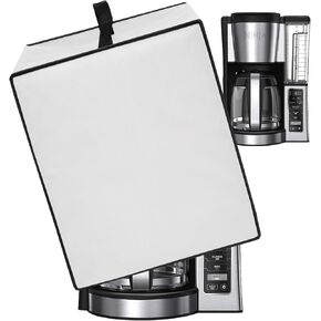 Coffee Machine Cover Heavy Duty Heat Resistant Waterproof Coffee Brewer Cover for Ninja Programmable Coffee Brewer CE251/Cuisinart Coffee Maker DCC-3200P1/Ninja Coffee Maker PRO DCM201BK (Black)