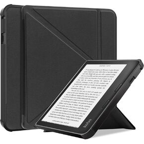 Case for Kobo Sage 8 inch E-Reader Released 2021, Soft TPU Matte Back Cover, Slim Protective Smart Folio Shell Cover with Magnetic Closure and Stand Function -Dark Green