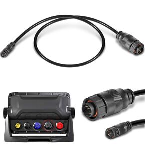 Replacement for 8M4004174 Sonar Adapter Cable - 9 Pin HD+, Compatible with Lowrance HDS Carbon/Live, Elite Ti, Ti2, FS Units with Black 9-Pin Xsonic Transducer Port