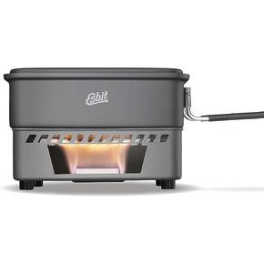 ESBIT 1100ML Lightweight Solid Fuel stove and Camping Cookware Set, 1100ml
