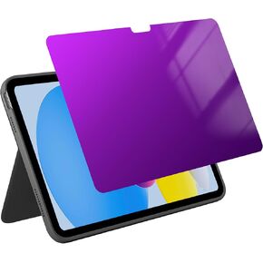 Privacy Screen Protector for iPad (A16) 11th / 10th Generation (2025/2022) Gradient Colorful Anti-Spy Tempered Glass Anti-Bluelight for iPad10 iPad11 Bubble Free Case Friendly