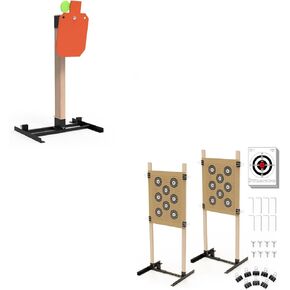 KNINE OUTDOORS AR500 Steel Target Stand 12x20 inch with 2 Pack Target Stand