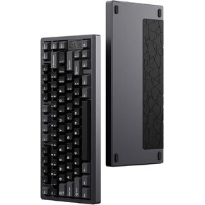 Chilkey Slice75 HE Gaming Keyboard: 75% Percent Hall Effect Magnetic Aluminum Keyboard with Gateron Jade Pro Switch, Rapid Trigger, 8K Polling, Per-Key RGB Custom Key Board for Game Office(Gray)