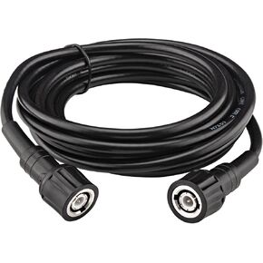 RG58/U 50 Ohm BNC Male to Male Coaxial Cable 15 Meter 50FT Low Loss Shielded Coax Jumper for Ham Radio CB Antenna Broadcast Telecom Equipment in Kuwait