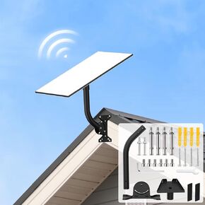 Starlink Gen 3 Mount, Adjustable Stainless Steel Mounting Kit for Starlink V3 Dish, Easy to Install, Improve Network Stability and Speeds, Starlink Accessories for Wall or Roof Installation