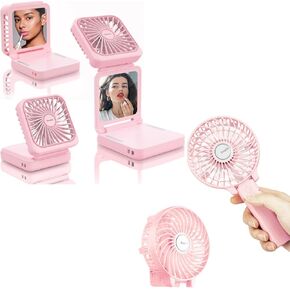 EasyAcc 2600mAh Mini Portable Fan + 5000mAh 3 in 1 Mini Makeup Fan