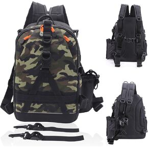 حقيبة ظهر لصيد الأسماك من أميتفو مع حاملات للقضيب وصندوق تخزين حقيبة ظهر كبيرة لمعدات الصيد in Kuwait