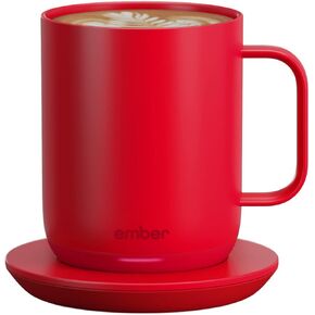 Ember Temperature Control Smart Mug 2, 10 Oz, App-Controlled Heated Coffee Mug with 80 Min Battery Life and Improved Design, Red