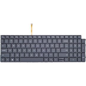 لوحة المفاتيح البديلة لـ Dell Inspiron 15 3510 3511 3515 3520 3525 5510 5515 ، Inspiron 16 7610 & Vostro 15 3510 3515 3520 3525 7510 Series Series مع Lacklit US Layout