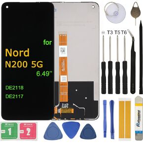 LCD Screen Replacement for Oneplus Nord N20 GN2200 CPH2459 6.43'' for 1+ Display Panel Assembly LCD Touch Screen Digitizer with Tools