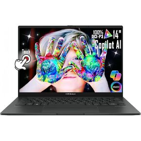 ASUS Zenbook 14 WUXGA Touch AI Ready OLED Business Laptop, 14Cores Intel Ultra 5-125H(Beats i7-1370P), Win11, Wi-Fi 6E, FHD IR Webcam, 2X Thunderbolt 4, w/Mousepad (8GB LPDDR5 RAM | 512GB PCIe SSD)