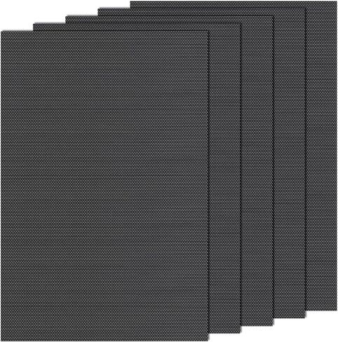 Pndeyo 5 Sheets 0.5mm White Fursuit Eyes Mesh, Waterproof Printable PVC Eye Mesh Sheet for Furry Cosplay Props Fursuits Handicrafts Making- 11.8in x 7.87in in Kuwait