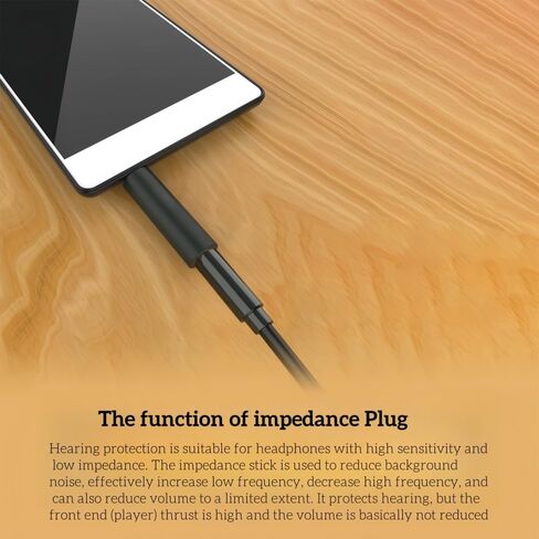jCally Conductor Earphone 3.5mm إلى 3.5mm Plug Plug Rod 30ohm 75 150 200 400 600 OHM إلغاء الضوضاء مقاومة محول تقليل قابس تصفية الضوضاء (30 أوم) in Kuwait