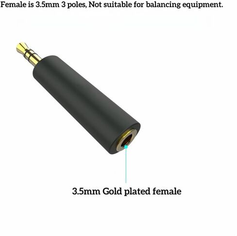 jCally Conductor Earphone 3.5mm إلى 3.5mm Plug Plug Rod 30ohm 75 150 200 400 600 OHM إلغاء الضوضاء مقاومة محول تقليل قابس تصفية الضوضاء (30 أوم) in Kuwait