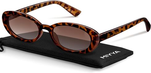 miyya Trendy Polarized Sunglasses Women, Oval Sunglasses for Women Men, Retro Sun Glasses for Women 2024, UV Protection in Saudi Arabia