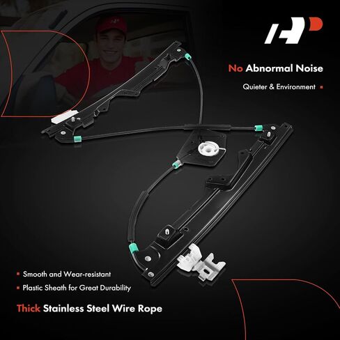 A-Premium Electric Power Window Regulator Without Motor Compatible with Nissan Sentra 2007 2008 2009 2010 2011 2012 Sedan Front Right Passenger Side in Saudi Arabia