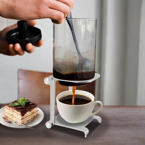 Hand Washed Filter Cup Bracket, Holder, Small Manual Drip Coffee Machine Stand for Outdoor , Style B in Kuwait