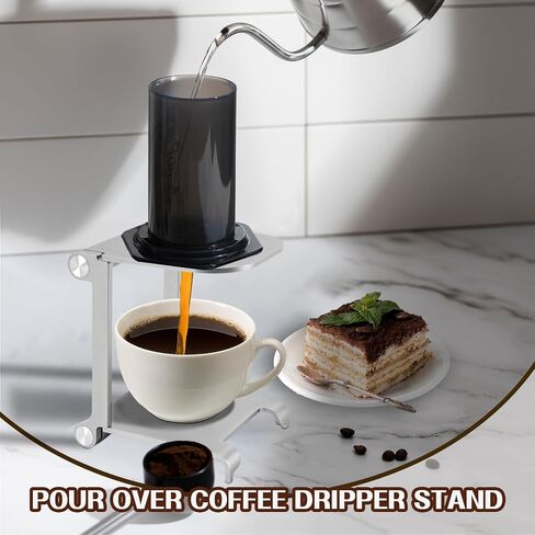 Hand Washed Filter Cup Bracket, Holder, Small Manual Drip Coffee Machine Stand for Outdoor , Style B in Kuwait