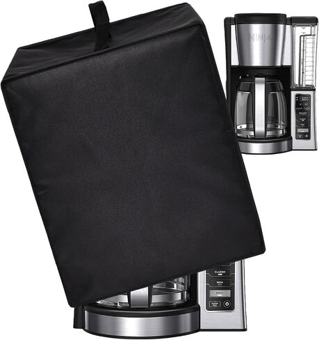 Coffee Machine Cover Heavy Duty Heat Resistant Waterproof Coffee Brewer Cover for Ninja Programmable Coffee Brewer CE251/Cuisinart Coffee Maker DCC-3200P1/Ninja Coffee Maker PRO DCM201BK (Black) in Saudi Arabia