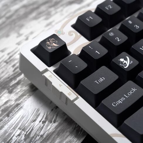 "Lonesome Transcendence Shenhe Mechanical Keyboard - Kailh Aurora Ice Cream Switches in Saudi Arabia