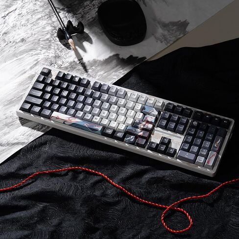 "Lonesome Transcendence Shenhe Mechanical Keyboard - Kailh Aurora Ice Cream Switches in Saudi Arabia