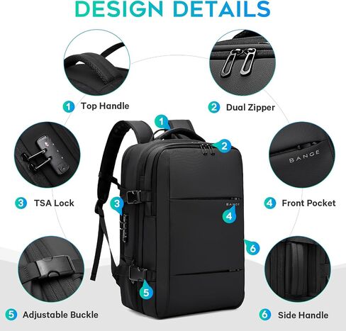 Bange Air Vacuum Propack مع المضخة ، ضغط نظام تعبئة الهواء ختم مع قفل مضاد للسرقة ، حقيبة ظهر كبيرة قابلة للتوسيع للسفر ... in Kuwait