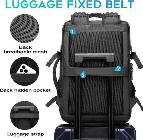 Bange Air Vacuum Propack مع المضخة ، ضغط نظام تعبئة الهواء ختم مع قفل مضاد للسرقة ، حقيبة ظهر كبيرة قابلة للتوسيع للسفر ... in Kuwait