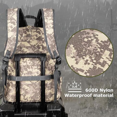 حقائب الظهر CAMO 35L على ظهر الظهر العسكري مع ميناء شحن USB ، رسالة خاصة K Logo Logo 17 بوصة تمويه الظهر للجيش للرجال التخييم المشي لمسافات طويلة in Kuwait
