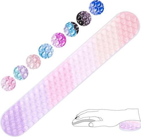 Gel Mouse & Keyboard Wrist Rest Set,Wrist Rest for Computer Keyboard,Mouse Wrist Support,Pain Relief,Cool Touch,Non-Skid in Saudi Arabia