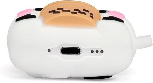 for AirPods 4 Case, Cute Boba Tea Cow AirPods 4th Generation (2024) Case Funny 3D Cartoon Animal Heavy Duty Protection PVC Charging Cover with Carabiner for Kids Girls Women in Kuwait