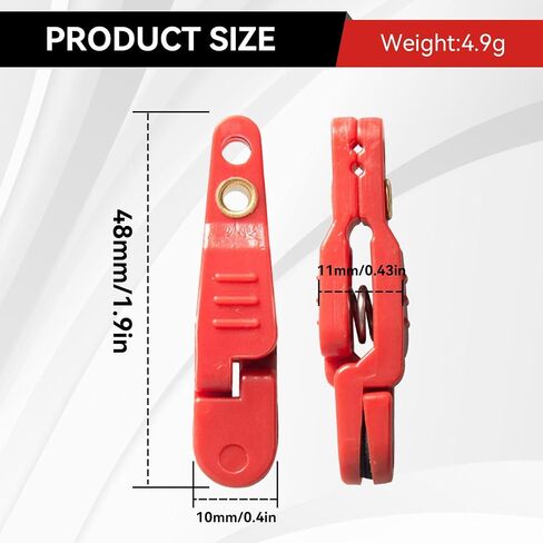 10pcs Heavy Tension Snap Release Clips, Fishing Downrigger Clips Line Clip Snap Weight Release Clip for Offshore Fishing Planer Board in Saudi Arabia