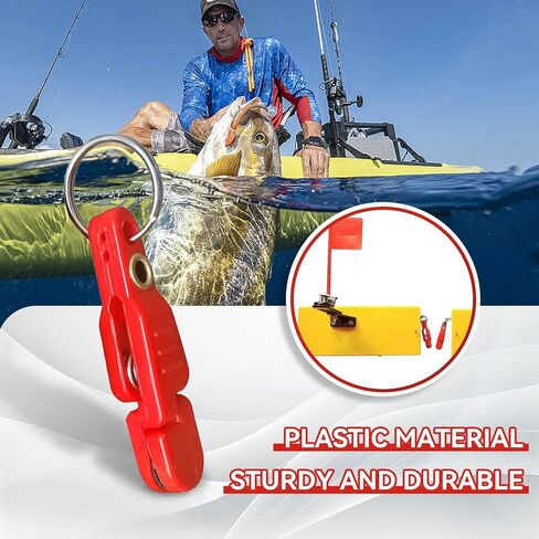 10pcs Heavy Tension Snap Release Clips, Fishing Downrigger Clips Line Clip Snap Weight Release Clip for Offshore Fishing Planer Board in Saudi Arabia
