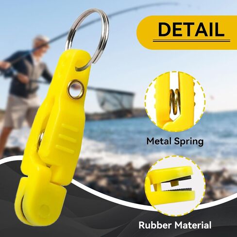 10pcs Heavy Tension Snap Release Clips, Fishing Downrigger Clips Line Clip Snap Weight Release Clip for Offshore Fishing Planer Board in Saudi Arabia